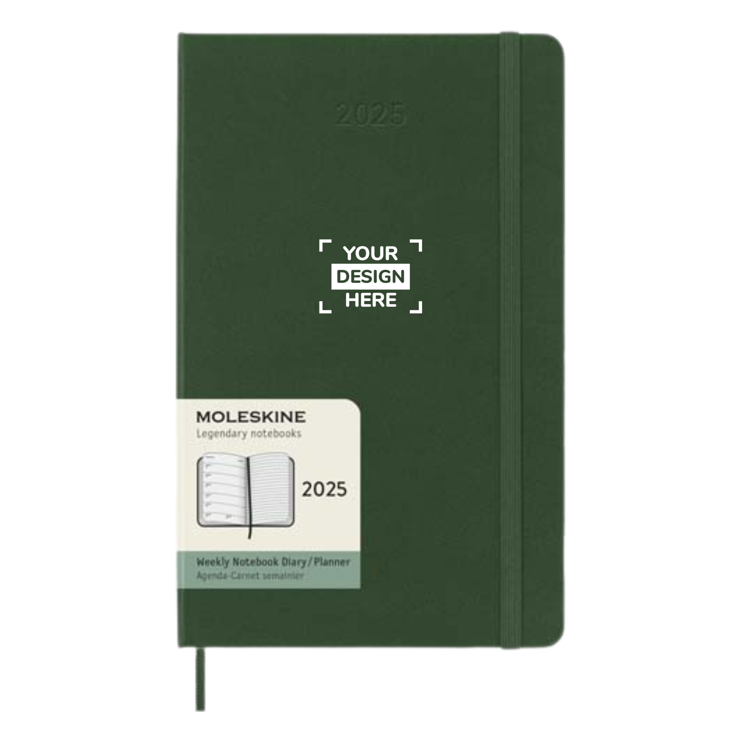 Moleskine 12 maanden planner L | Zuurvrij papier | Van januari tot december 2027 | Harde kaft | Wekelijkse planner